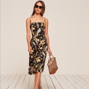 Reformation afternoon dress in aviary NWTs